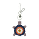 The Sak Yarnicharmz Dangle - Hand Crochet - Turtle Sand