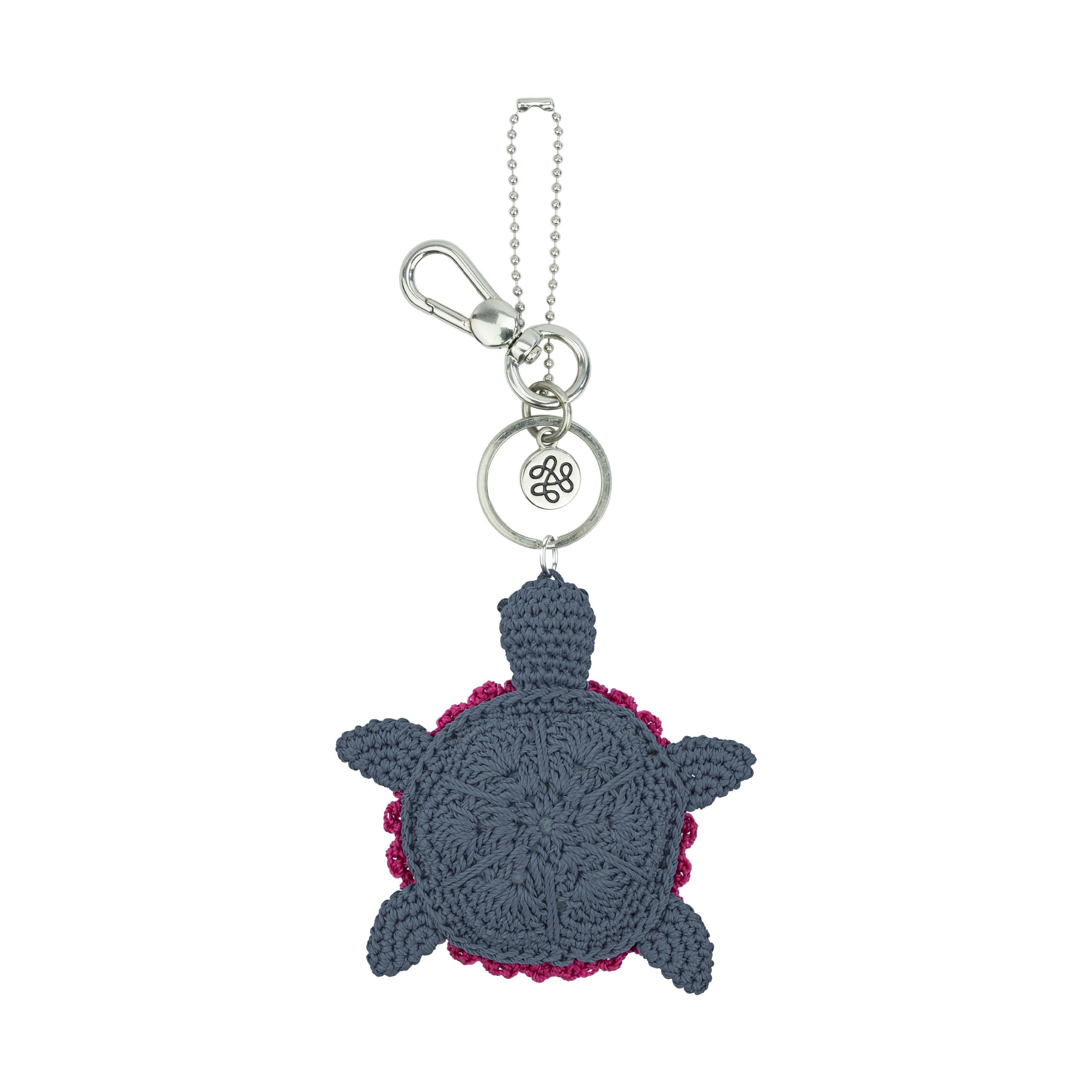 The Sak Yarnicharmz Dangle - Hand Crochet - Turtle Maritime