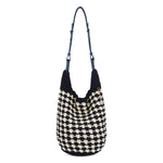 The Sak Los Feliz 120 Hobo - Hand Crochet - Black Ecru Shell
