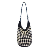 The Sak Los Feliz 120 Hobo - Hand Crochet - Black Ecru Shell