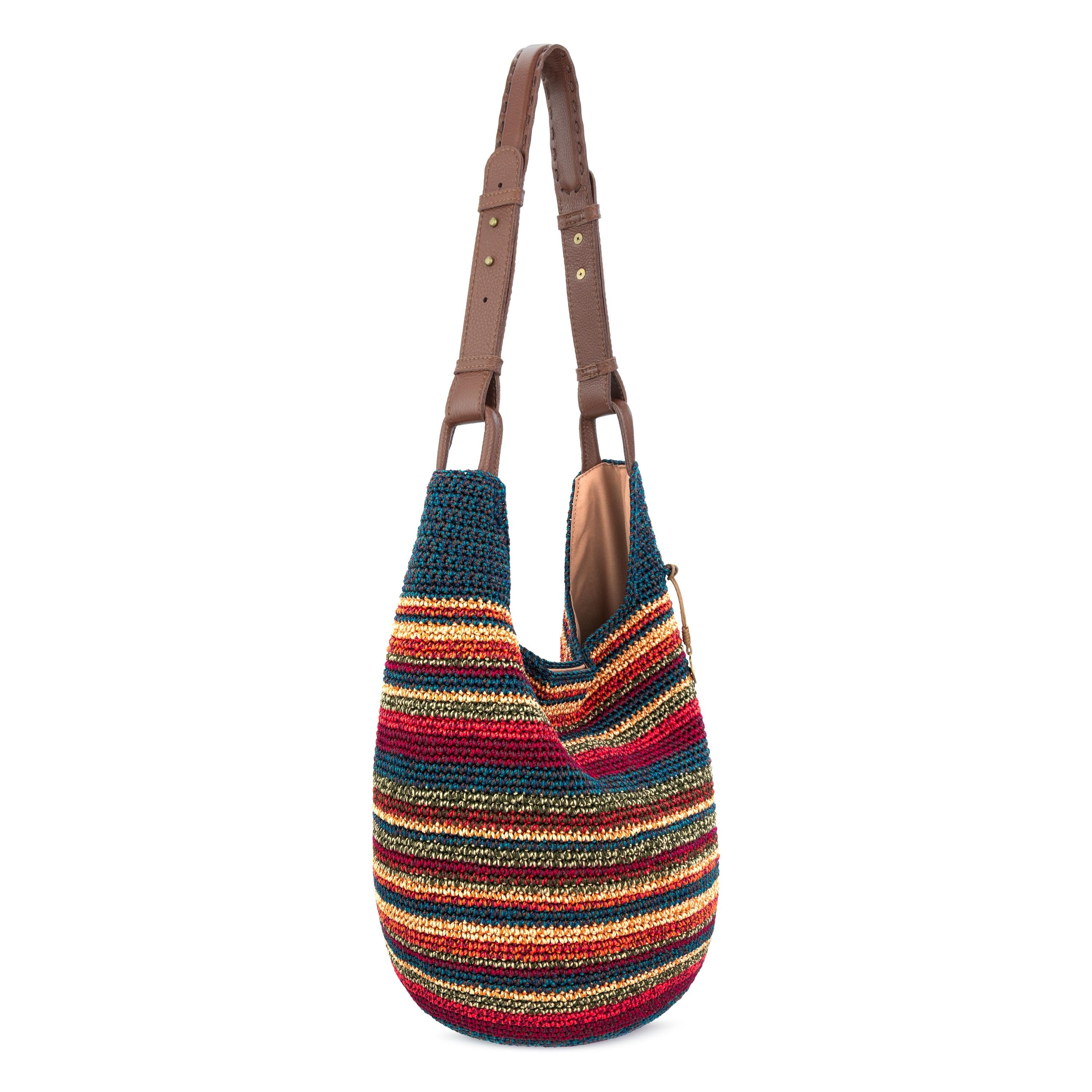 The Sak Los Feliz 120 Hobo - Hand Crochet - Woodland Stripe