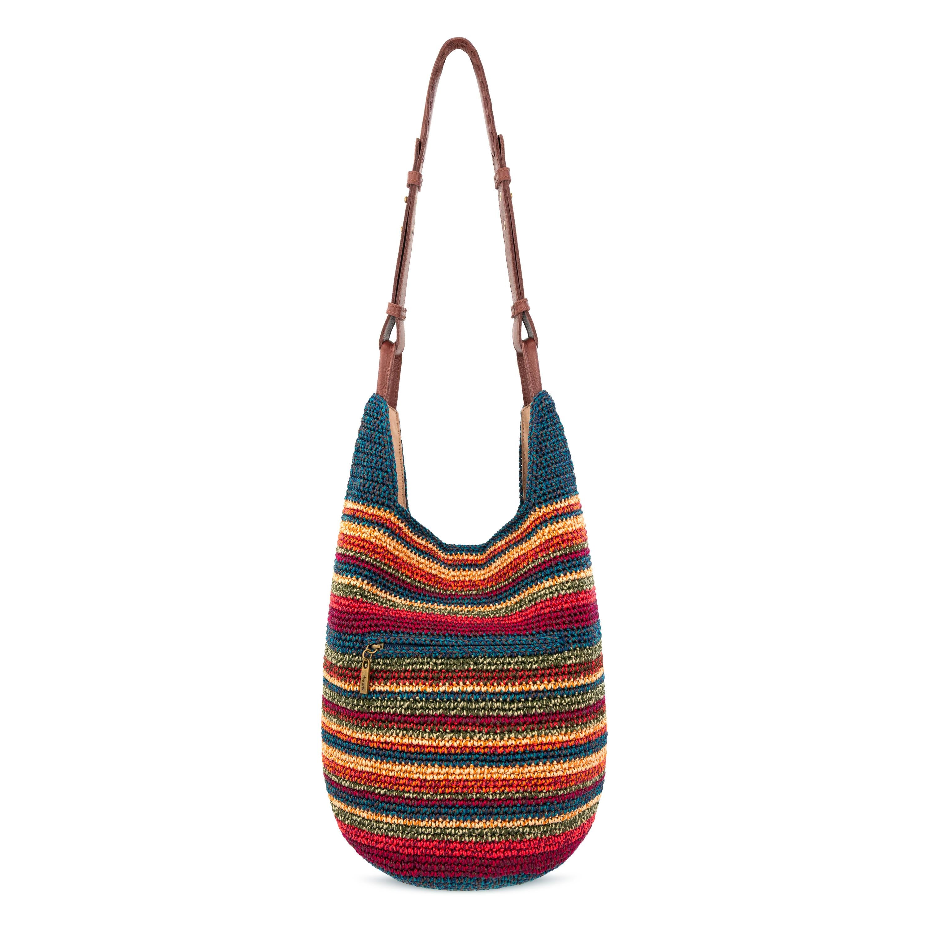 The Sak Los Feliz 120 Hobo - Hand Crochet - Woodland Stripe