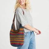 The Sak Los Feliz 120 Hobo - Hand Crochet - Woodland Stripe