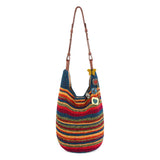 The Sak Los Feliz 120 Hobo - Hand Crochet - Woodland Stripe