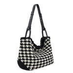 The Sak Los Feliz Medium Tote - Hand Crochet - Black Ecru Shell