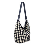 The Sak Sequoia Hobo - Hand Crochet - Black Ecru Shell