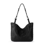 The Sak Los Feliz Medium Tote - Leather - Black Woven
