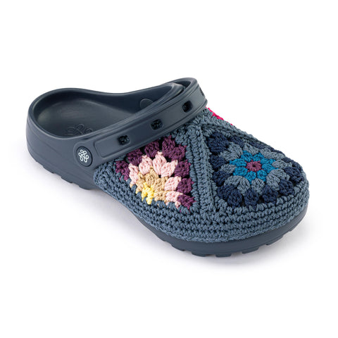 The Sak Bolo Eva Clog - Maritime Multi Patch