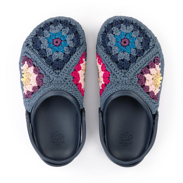 The Sak Bolo Eva Clog - Maritime Multi Patch
