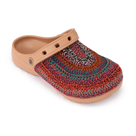 The Sak Bolo Eva Clog - Sunset Stripe