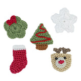 The Sak Yarnicharmz 5 Pack - Hand Crochet - Christmas