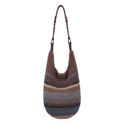The Sak Los Feliz 120 Hobo - Hand Crochet - Aspen Stripe