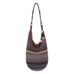 The Sak Los Feliz 120 Hobo - Hand Crochet - Aspen Stripe