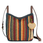 The Sak Los Feliz Crossbody - Hand Crochet - Woodland Stripe
