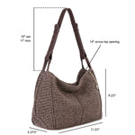 The Sak Los Feliz Hobo - Hand Crochet - Nutmeg Static