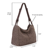 The Sak Los Feliz Hobo - Hand Crochet - Nutmeg Static