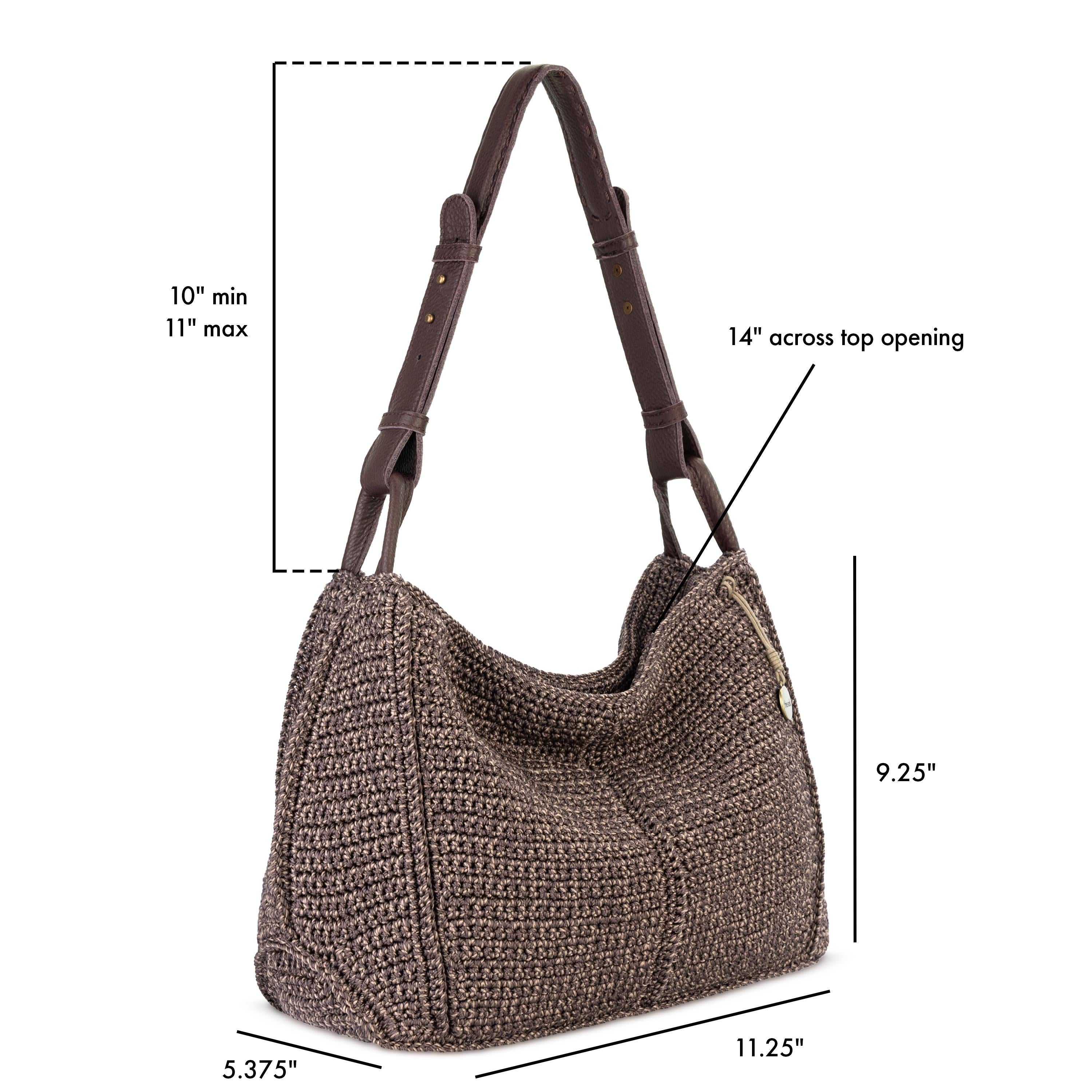 The Sak Los Feliz Hobo - Hand Crochet - Nutmeg Static