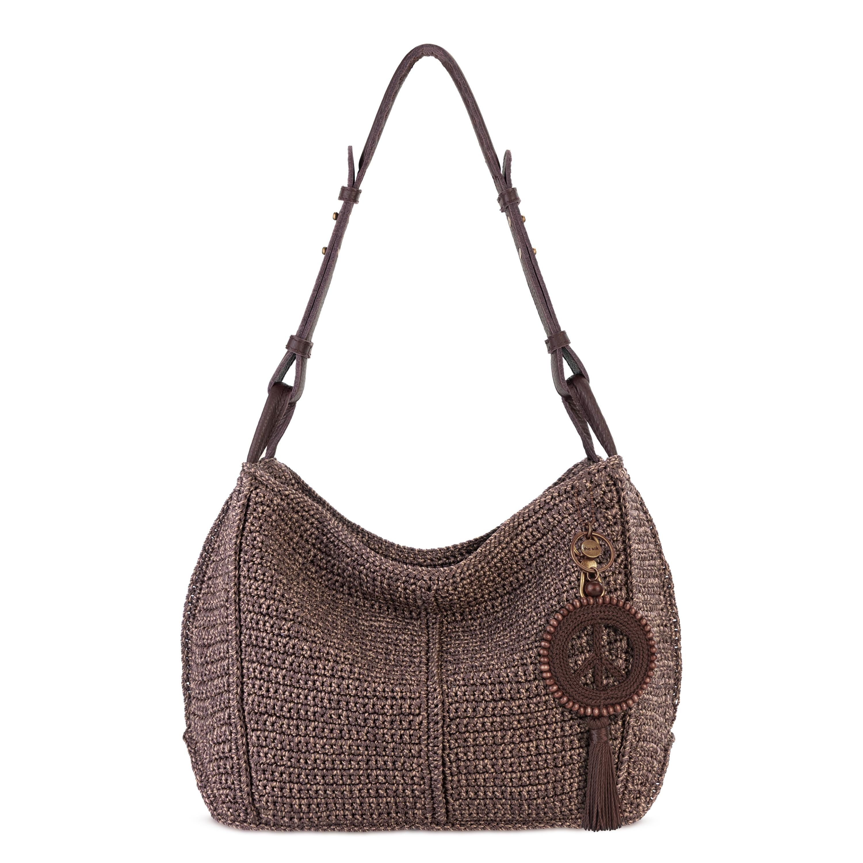 The Sak Los Feliz Hobo - Hand Crochet - Nutmeg Static