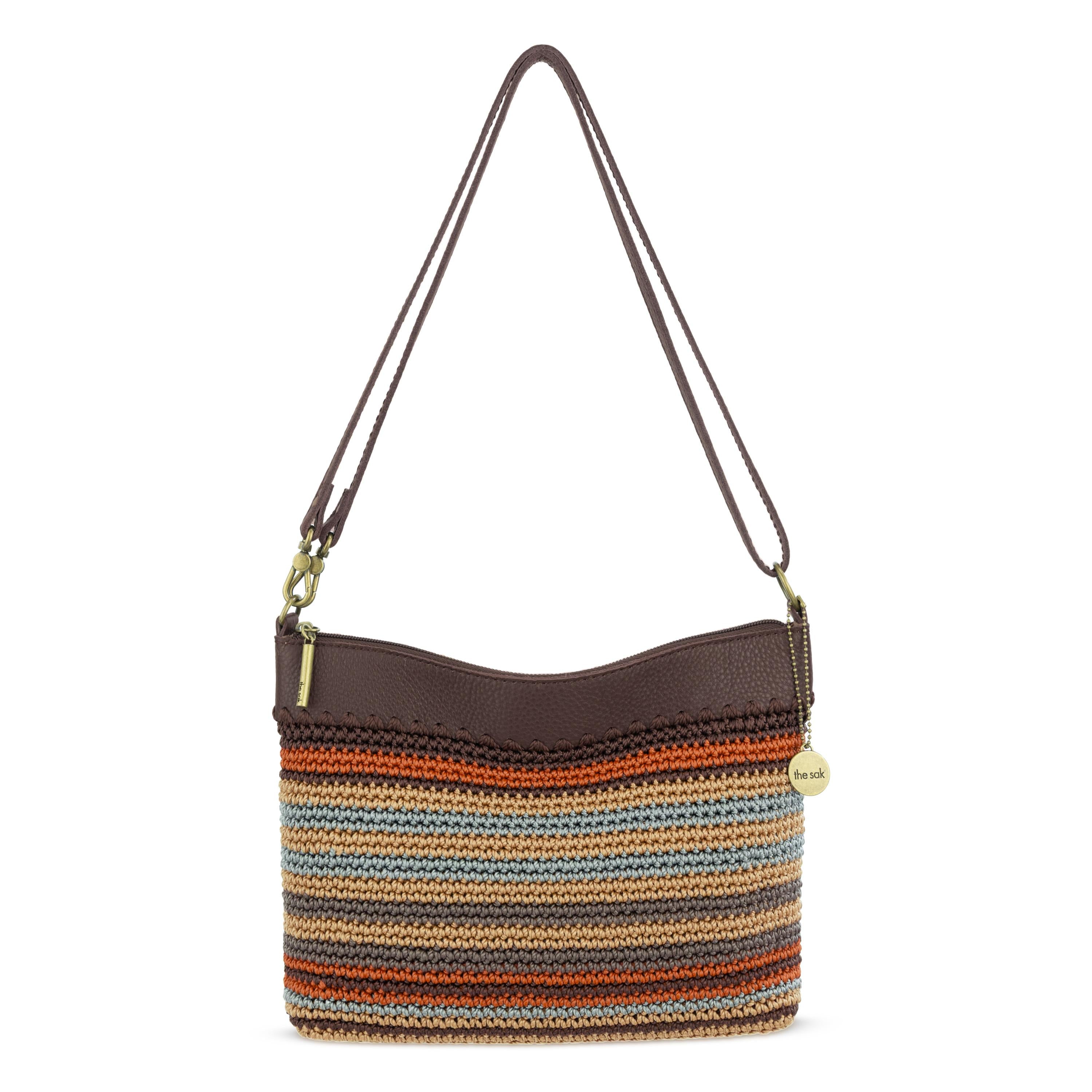 The Sak Lumi Crossbody - Hand Crochet - Harvest Stripe
