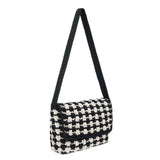 The Sak Marlow Flap Shoulder Bag - Hand Crochet - Black Ecru Shell