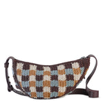 The Sak Tess Sling - Hand Crochet - Acorn Check