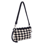 The Sak Vita Convertible Wristlet - Hand Crochet - Black Ecru Shell