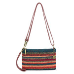 The Sak Vita Convertible Wristlet - Hand Crochet - Woodland Stripe