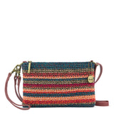 The Sak Vita Convertible Wristlet - Hand Crochet - Woodland Stripe