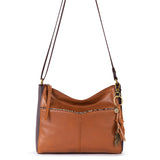 The Sak Alameda Crossbody - Leather - Tobacco Snake Block