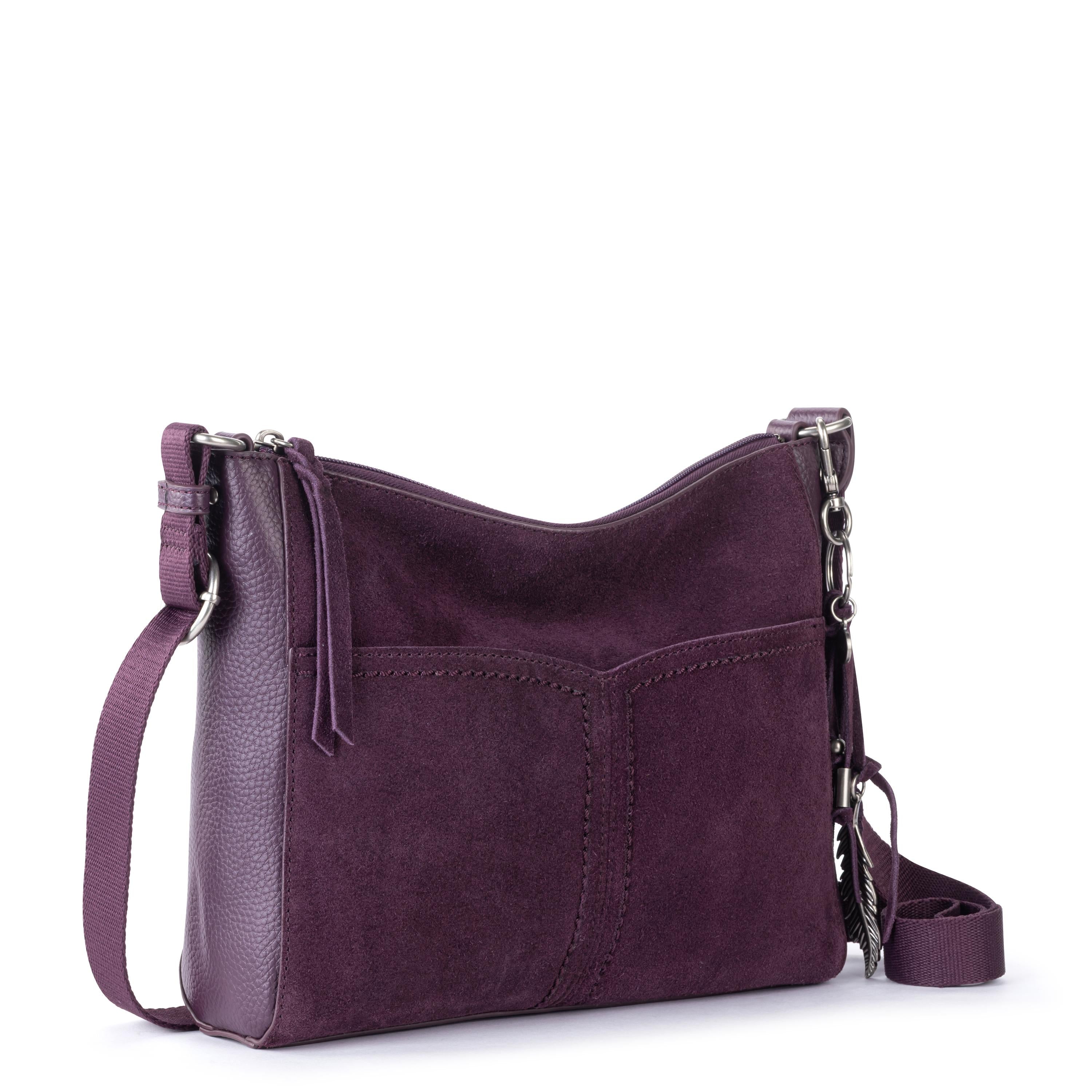 The Sak Alameda Crossbody - Leather - Aubergine Suede