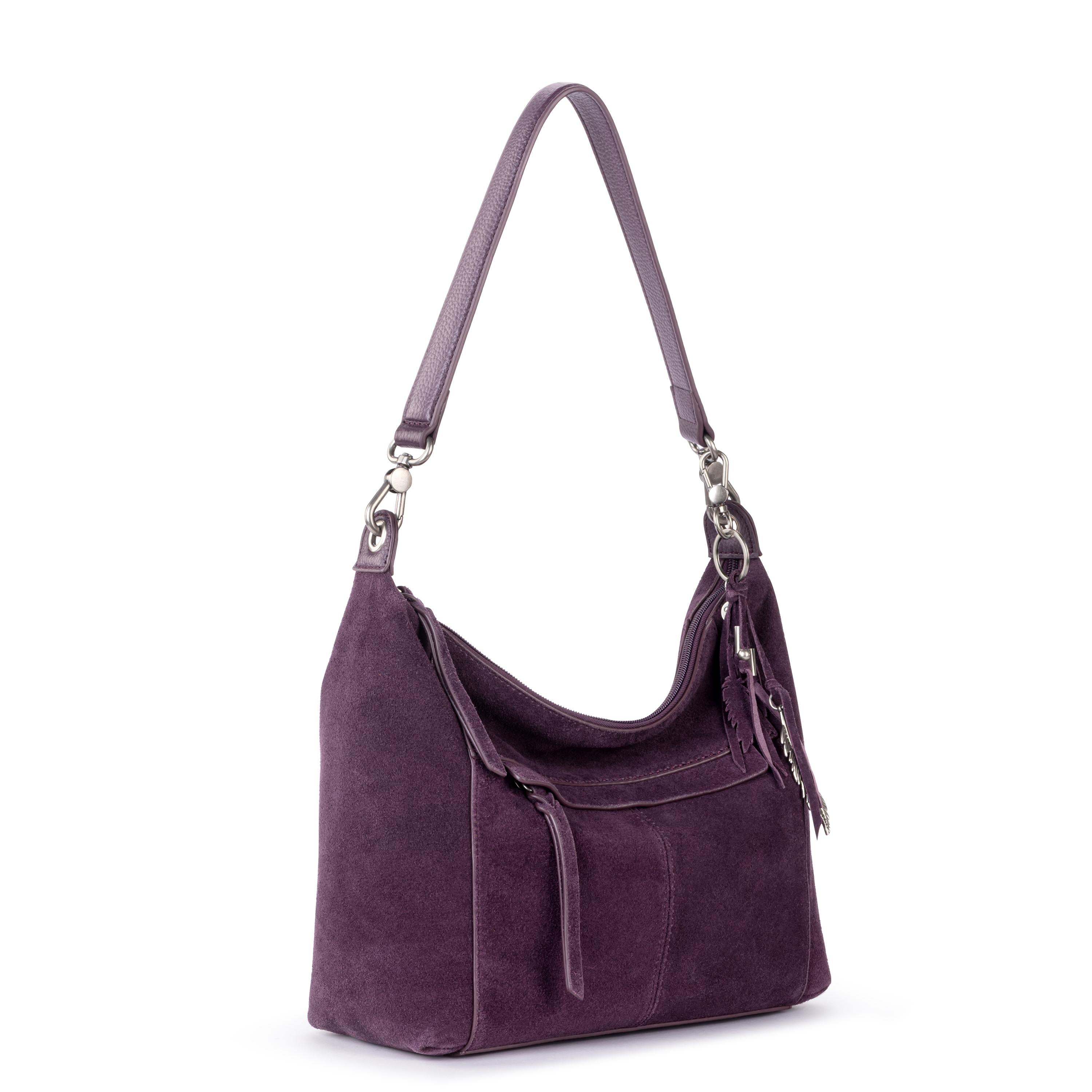 The Sak Alameda Hobo - Leather - Aubergine Suede