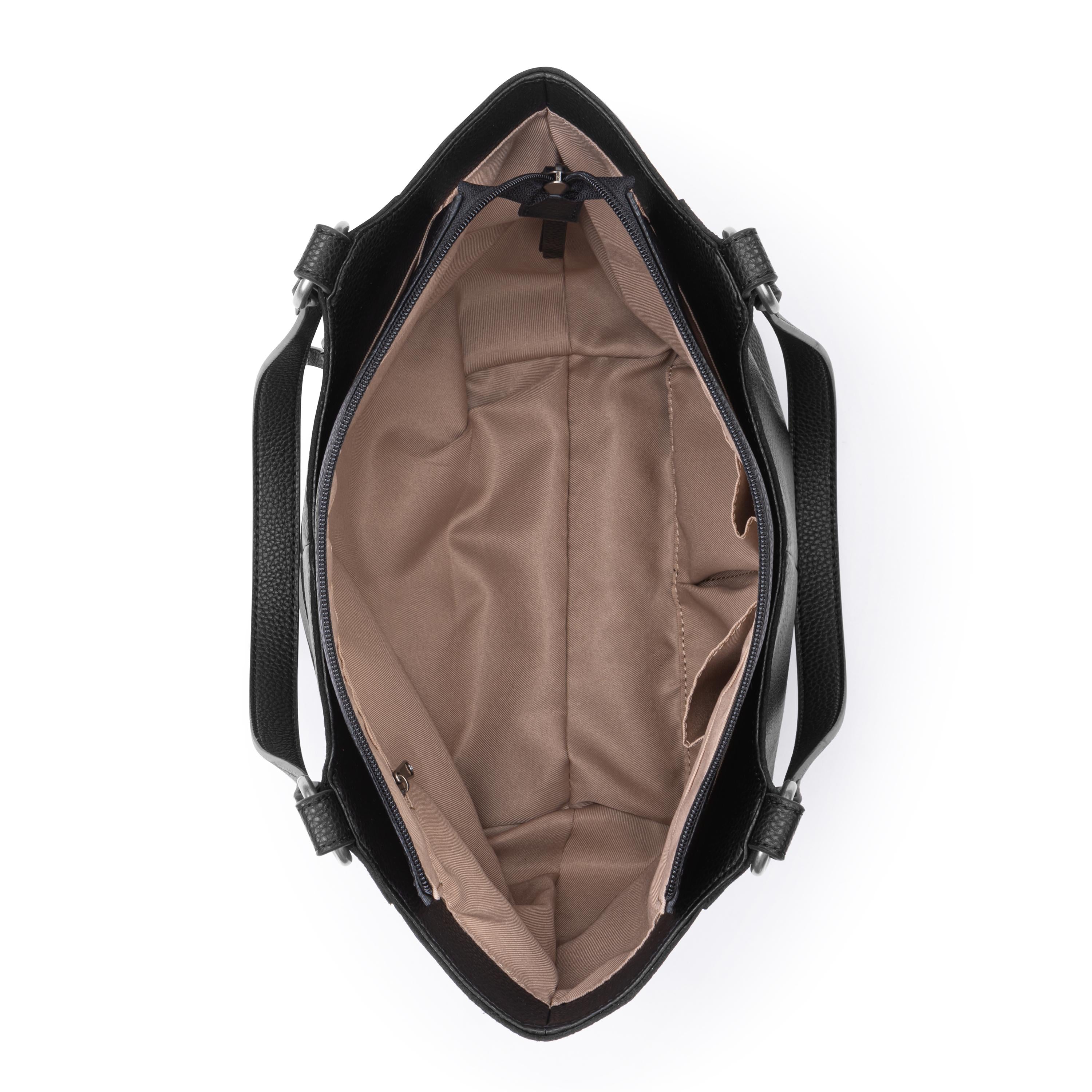 The Sak Bolinas Satchel - Leather - Black