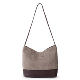 The Sak De Young Hobo - Leather - Mushroom Suede Block