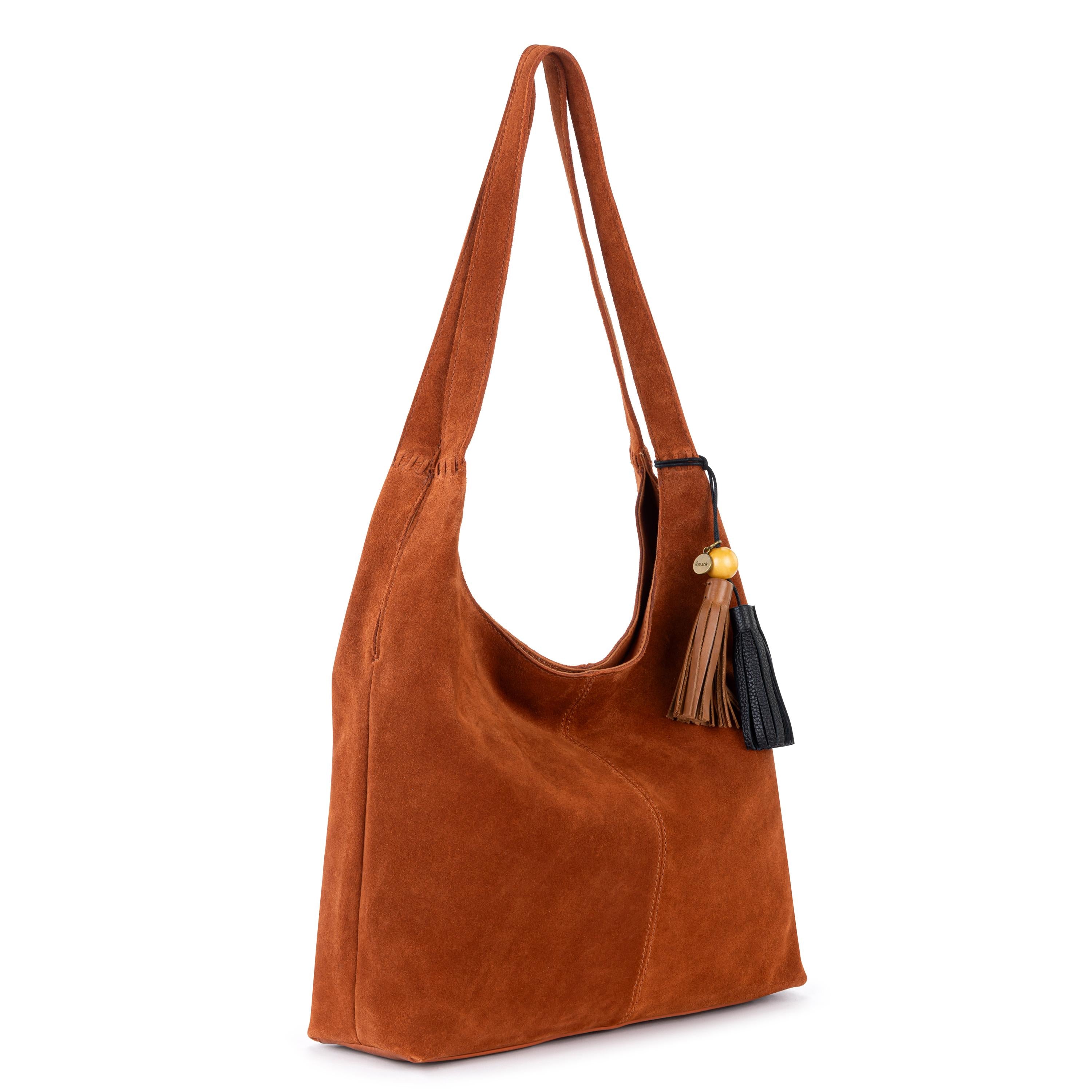 The Sak Huntley Hobo - Leather - Persimmon Suede
