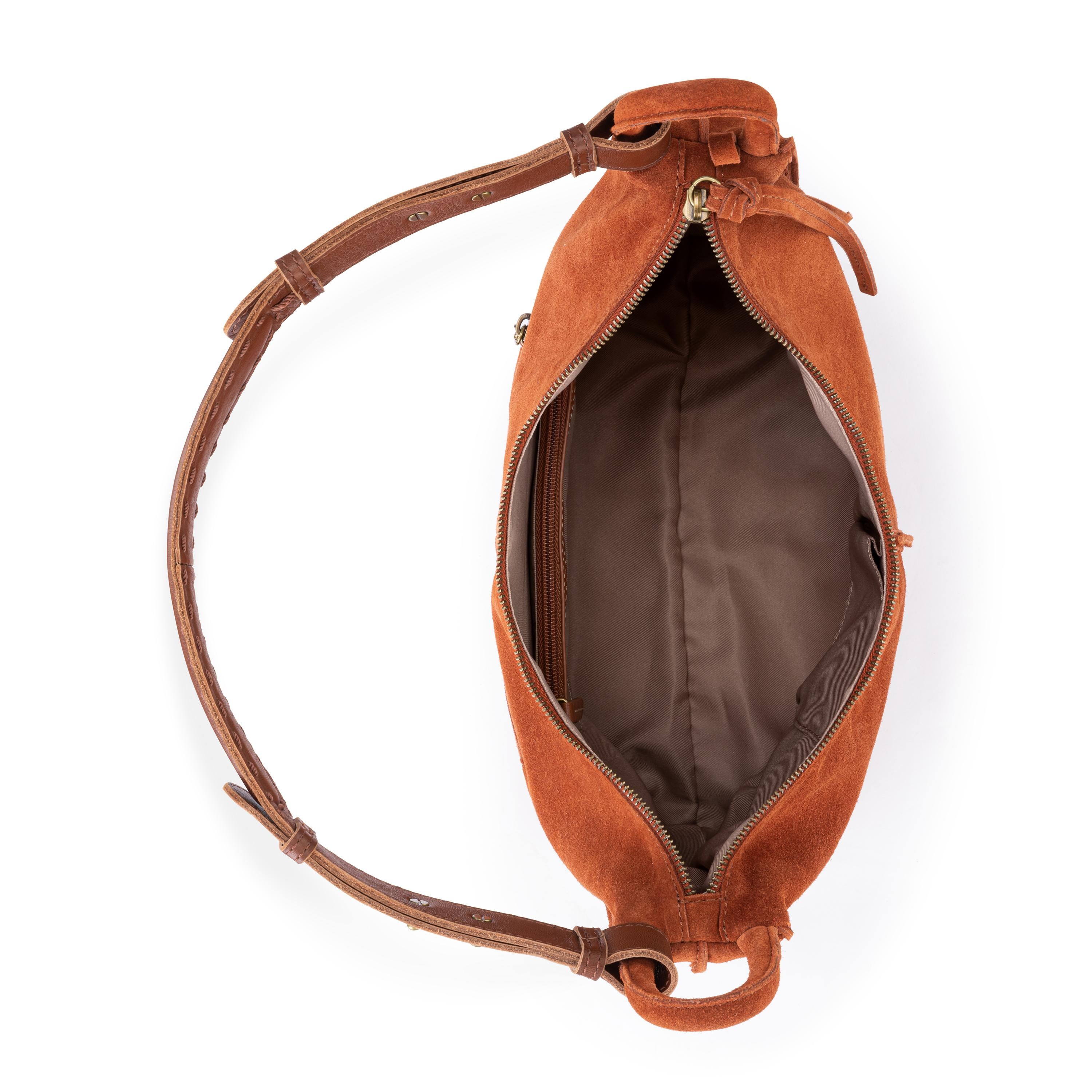 The Sak Los Feliz Bucket - Leather - Persimmon Suede