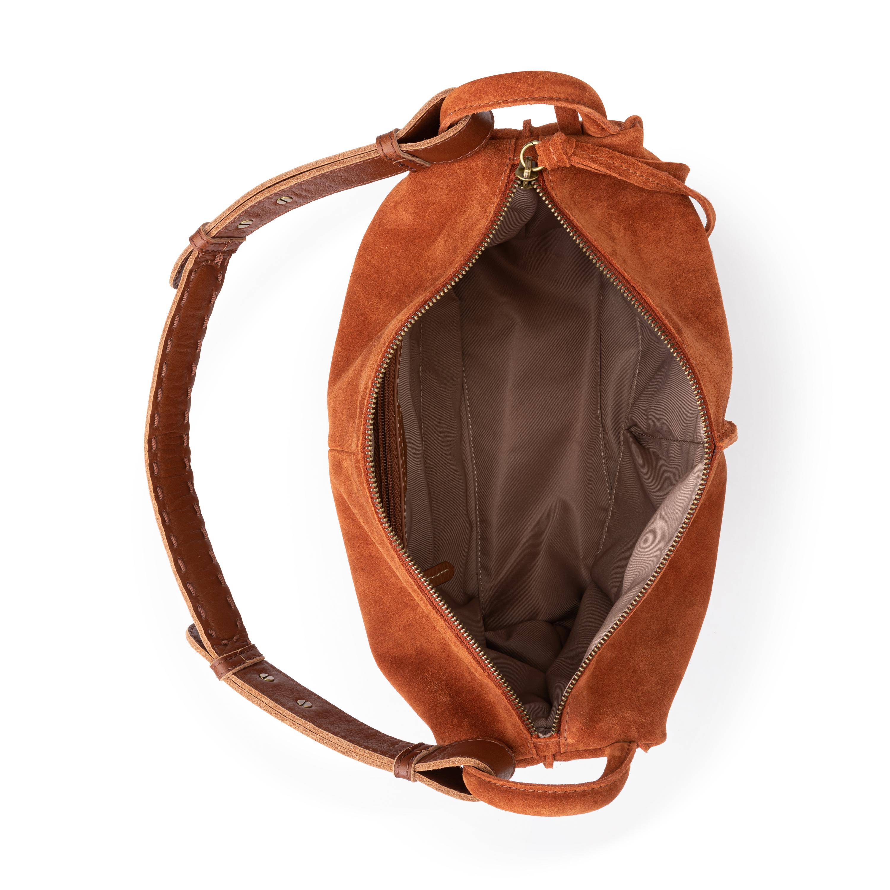The Sak Los Feliz Hobo - Leather - Persimmon Suede