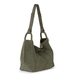 The Sak Los Feliz Medium Tote - Leather - Moss Suede