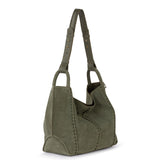 The Sak Los Feliz Medium Tote - Leather - Moss Suede