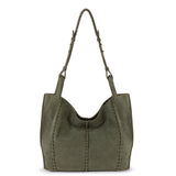 The Sak Los Feliz Medium Tote - Leather - Moss Suede