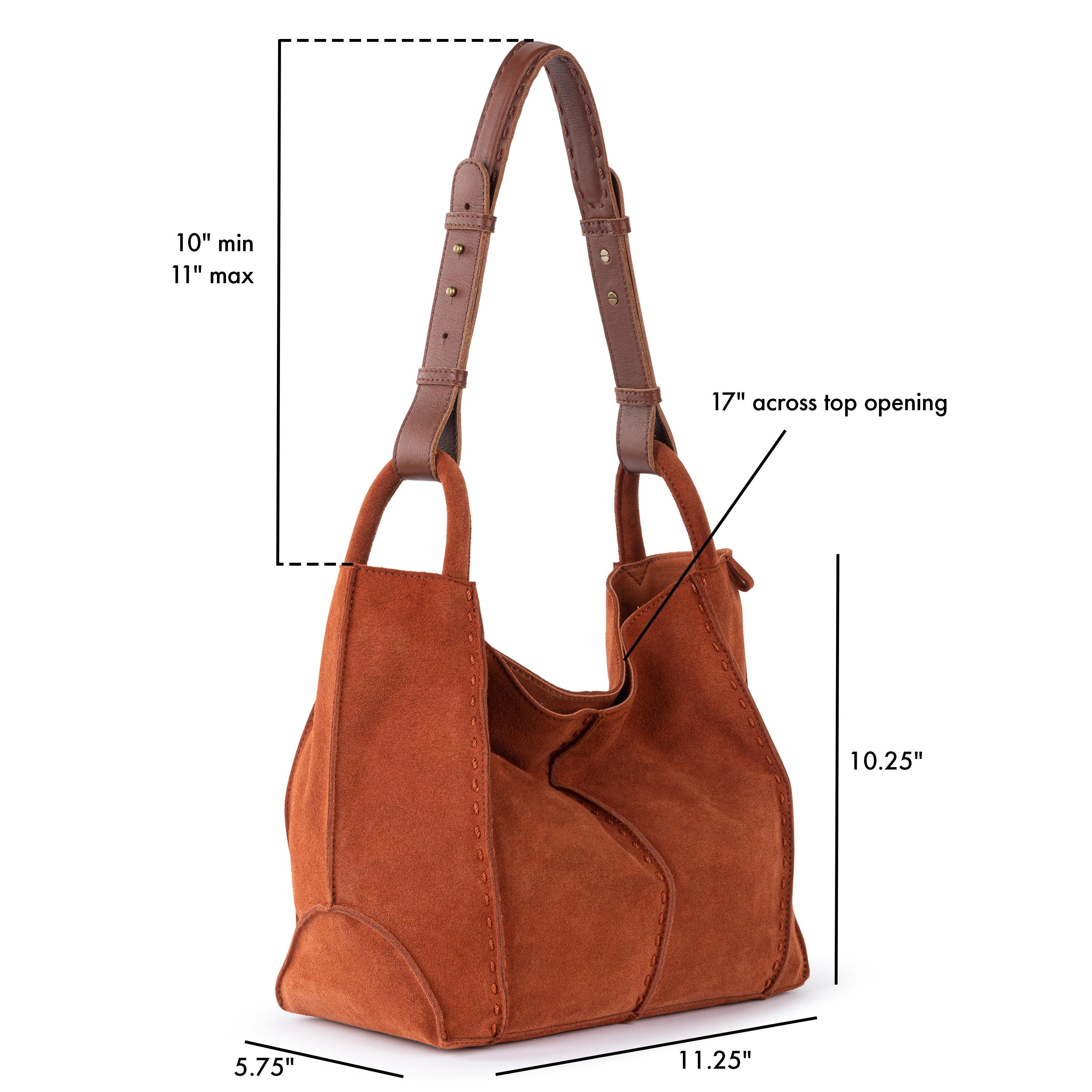 The Sak Los Feliz Medium Tote - Leather - Persimmon Suede
