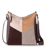 The Sak Lucia Crossbody - Leather - Mahogany Suede Block