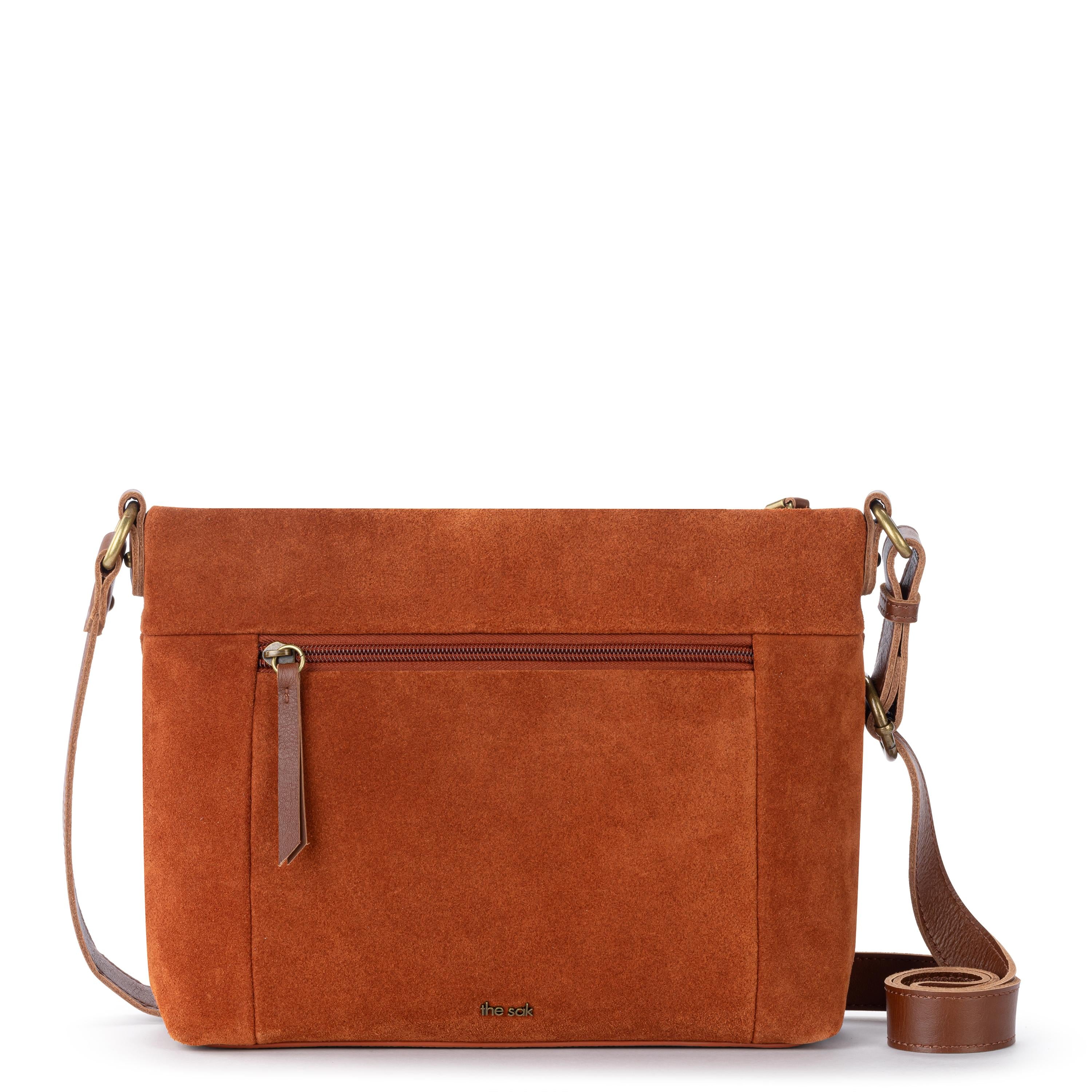 The Sak Melrose Crossbody - Leather - Persimmon Suede