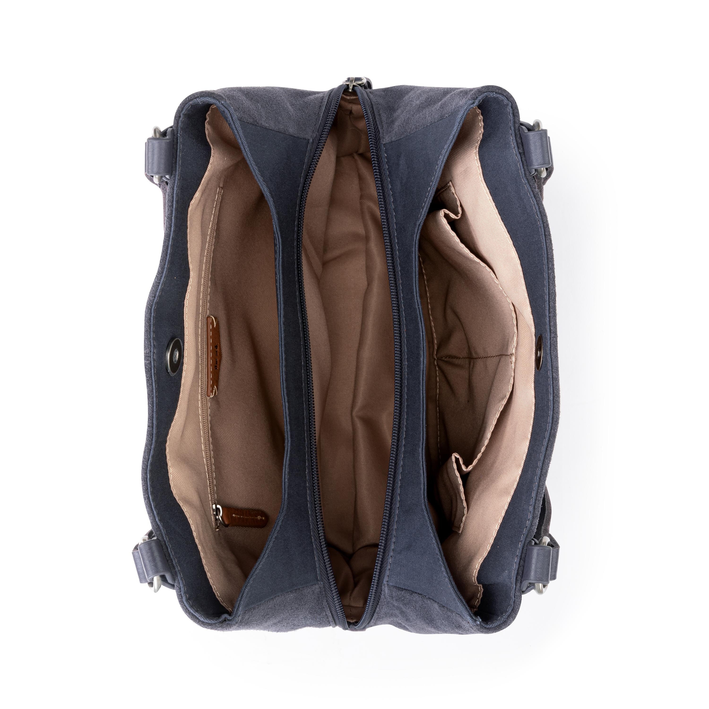The Sak Melrose Satchel - Leather - Storm Grey Suede