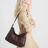 The Sak Melrose Shoulder Bag - Leather - Mahogany