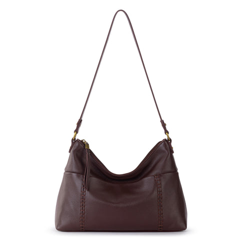 The Sak Melrose Shoulder Bag - Leather - Mahogany