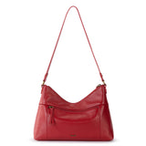The Sak Melrose Shoulder Bag - Leather - Scarlet