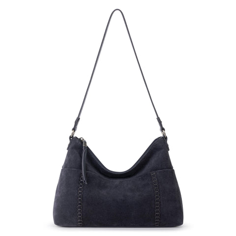 The Sak Melrose Shoulder Bag - Leather - Storm Grey Suede