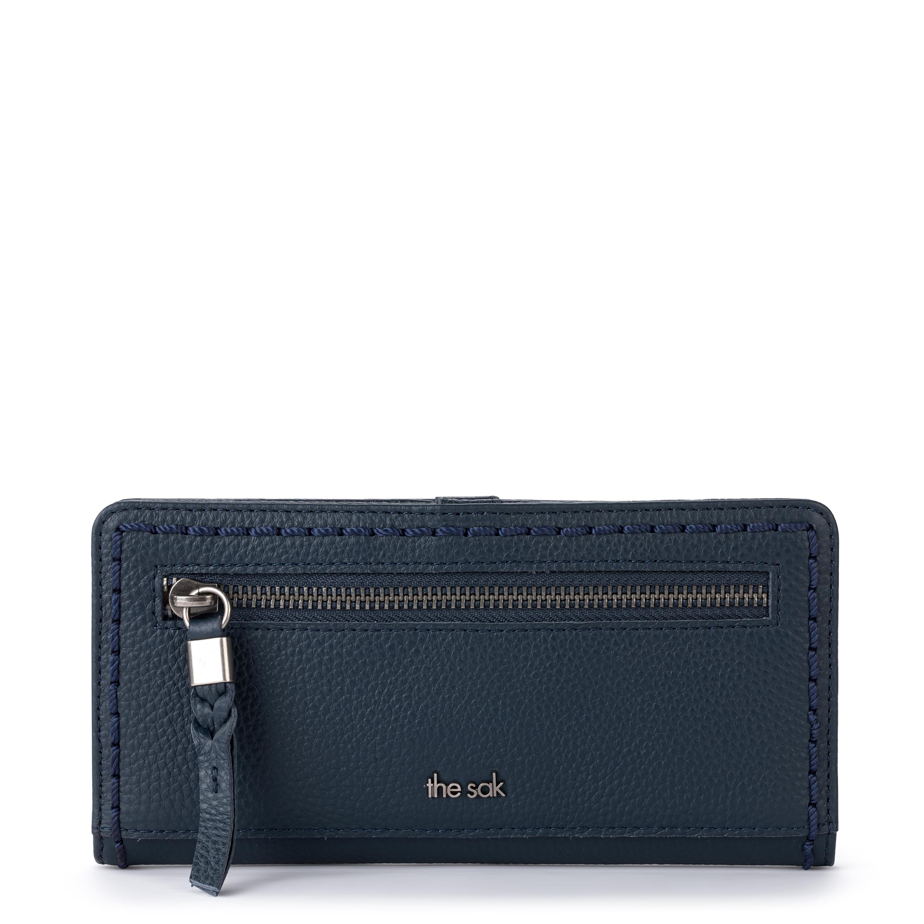 The Sak Mira Large Wallet - Leather - Indigo