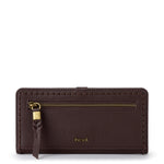 The Sak Mira Large Wallet - Leather - Mahogany