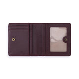 The Sak Mira Small Wallet - Leather - Black Cherry Suede